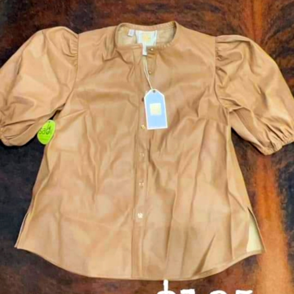 Feaux Leather Shirt
